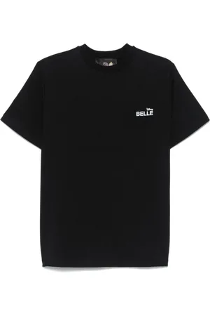 COPERNI Koszulki, Kobieta, Czarny, M, Czarny T-shirt z logo na plecach