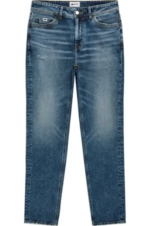GAS Jeansy, Mężczyzna, Niebieski, W36, Denim, Tapered Denim Jeansy