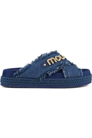 Mou Buty, Kobieta, Niebieski, 40 EU, Sliders
