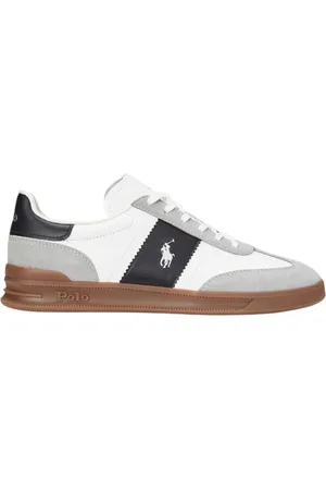 Ralph Lauren Buty, Mężczyzna, Biały, 41 EU, Klasyczne tenisówki inspirowane tenisem dla ponadczasowego stylu