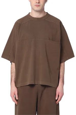 Entire Studios Koszulki, Mężczyzna, brązowy, M, T-shirt z krótkim rękawem i okrągłym dekoltem