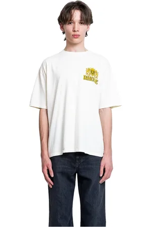 Rhude Koszulki, Mężczyzna, Biały, L, Vintage Cigar Tee