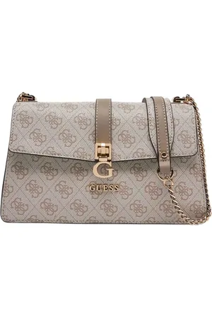 Guess Torebki, Kobieta, Beżowy, ONE SIZE, Elegancka Torba na Ramię z Rączką na Łańcuszku