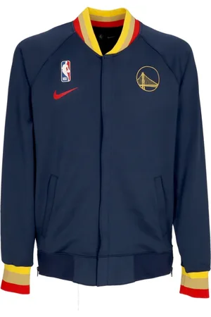 Nike Kurtki, Mężczyzna, Niebieski, M, NBA City Edition Showtime Sweatshirt