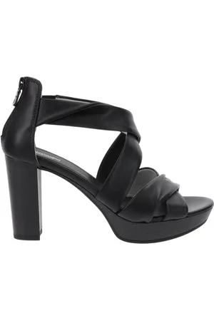 Nero Giardini Buty, Kobieta, Czarny, 39 EU, Letnie Sandały Skórzane dla Kobiet