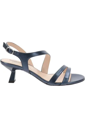 Nero Giardini Buty, Kobieta, Niebieski, 39 EU, Skórzane buty na obcasie dla kobiet