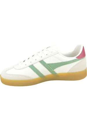 Gola Buty, Kobieta, Biały, 39 EU, Zielono-Biała Sneaker