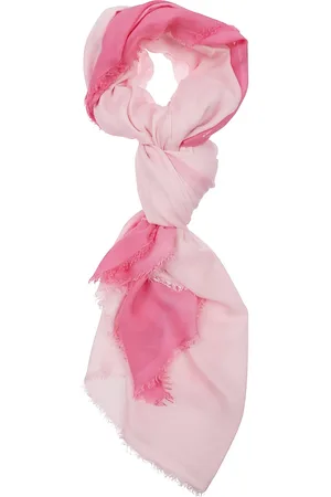Faliero Sarti Akcesoria, Kobieta, Różowy, ONE SIZE, Miękki Szal z Wełnianej Mieszanki Lopez