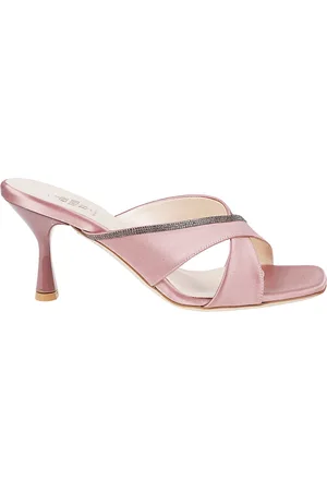 ELEVENTY Buty, Kobieta, Różowy, 38 EU, Różowe Sandały dla Kobiet