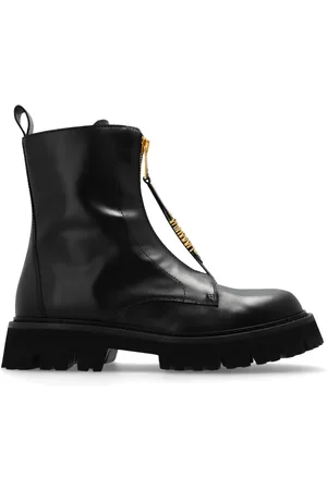 Moschino Buty, Mężczyzna, Czarny, 40 EU, Skórzane buty za kostkę