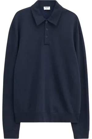 Filippa K Koszulki, Mężczyzna, Niebieski, XL, Bawełna, Granatowy Polo Bluza Ss 25 Minimalistyczna Elegancja