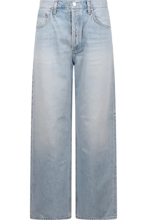 AGOLDE Jeansy, Kobieta, Niebieski, W25, Baggy Low Waist Jeansy