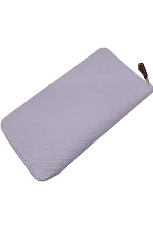 Hermès Pre-owned, Kobieta, Fioletowy, ONE SIZE, Skóra, Pre-owned skórzane portfele