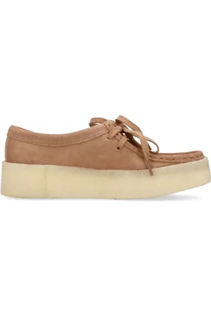 Clarks Buty, Kobieta, Beżowy, 39 EU, Skóra, Wallabee Cup Moccasin Shoe