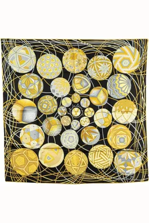 Hermès Pre-owned, Kobieta, Żółty, ONE SIZE, Pre-owned Silk scarves