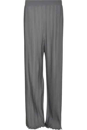 Lanvin Spodnie, Kobieta, Szary, L, Eleganckie Spodnie