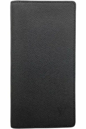 LOUIS VUITTON Pre-owned, Mężczyzna, Czarny, ONE SIZE, Skóra, Pre-owned skórzane portfele