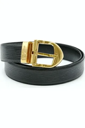 LOUIS VUITTON Pre-owned, Mężczyzna, Czarny, ONE SIZE, Skóra, Pre-owned Leather belts