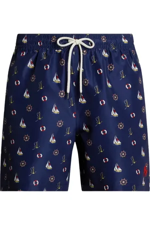 Ralph Lauren Stroje kąpielowe, Mężczyzna, Niebieski, S, Morskie Kąpielówki