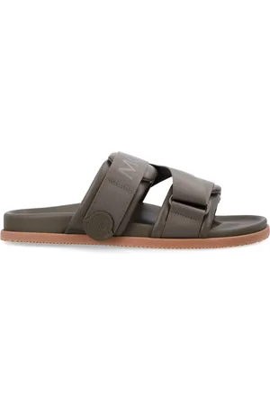 Moncler Buty, Mężczyzna, Zielony, 42 EU, Letnie Sandały z Napy