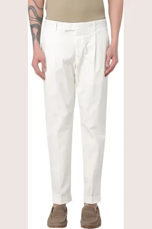 PT Torino Spodnie, Mężczyzna, Biały, XL, Bawełna, Spodnie Chino Rebel Biały Bawełna Stretch