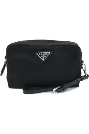 Prada Pre-owned, Kobieta, Czarny, ONE SIZE, Skóra, Pre-owned Leather prada-bags