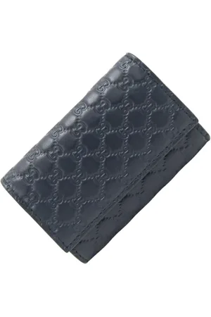 Gucci Pre-owned, Mężczyzna, Niebieski, ONE SIZE, Skóra, Pre-owned Leather key-holders