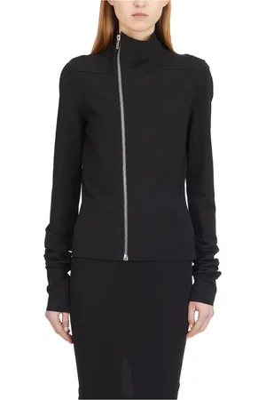 Rick Owens Bluzy, Kobieta, Czarny, S, Czarna Kurtka Gary