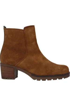 Gabor Buty, Kobieta, brązowy, 38 EU, Zamsz, Elegancki Zamszowy Botek - Brązowy