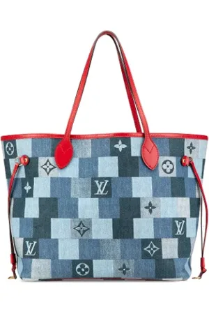 LOUIS VUITTON Pre-owned, Kobieta, Niebieski, ONE SIZE, Denim, Pre-owned Denim totes