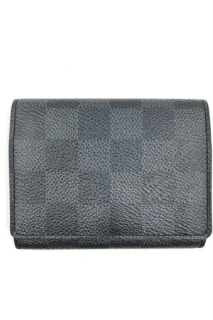 LOUIS VUITTON Pre-owned, Mężczyzna, Czarny, ONE SIZE, Pre-owned Fabric wallets