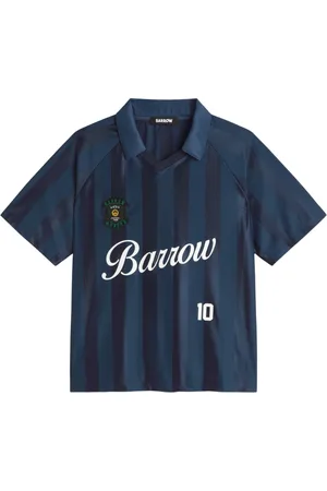 BARROW Koszulki, Mężczyzna, Niebieski, S, T-shirt Triacetate Urban Elegance