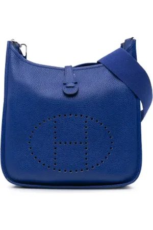 Hermès Pre-owned, Kobieta, Niebieski, ONE SIZE, Skóra, Pre-owned Leather crossbody-bags