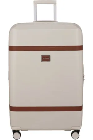 Samsonite Walizki, unisex, Beżowy, ONE SIZE, Rozszerzalna Walizka na Kółkach Odporna na Zarysowania