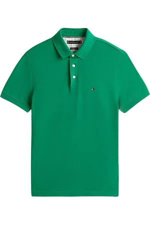Tommy Hilfiger Koszulki, Mężczyzna, Zielony, M, Bawełna, 1985 Slim Polo Shirt