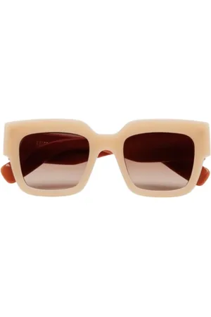 Kaleos Akcesoria, unisex, Beżowy, ONE SIZE, Stylowe Okulary dla Modnych Osób