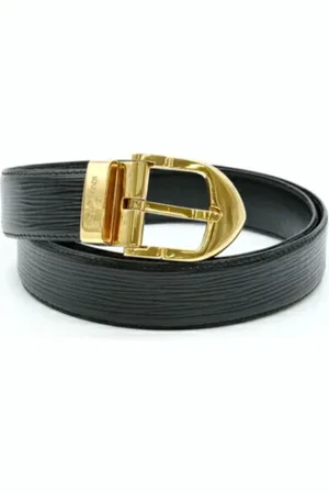 LOUIS VUITTON Pre-owned, Mężczyzna, Czarny, ONE SIZE, Skóra, Pre-owned Leather belts