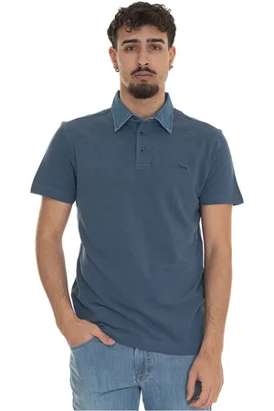 HARMONT&BLAINE Koszulki, Mężczyzna, Niebieski, 3XL, Polo shirt