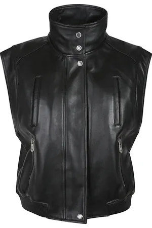 Pinko Kurtki, Kobieta, Czarny, S, Stylowy Gambia Gilet dla Mężczyzn