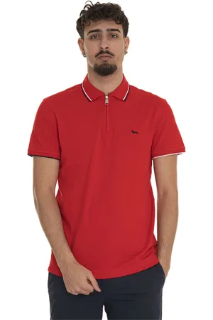 HARMONT&BLAINE Koszulki, Mężczyzna, Czerwony, 3XL, Koszulka polo