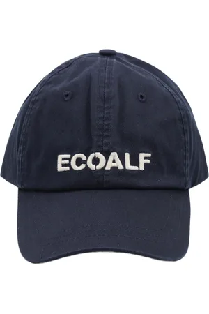 ECOALF Akcesoria, Mężczyzna, Niebieski, ONE SIZE, Niebieski Logo Czapka Baseballowa Granatowa