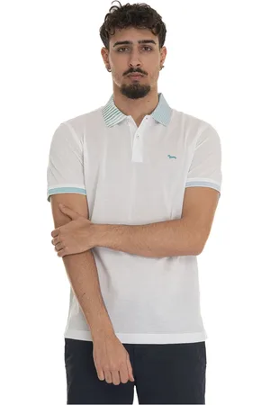 HARMONT&BLAINE Koszulki, Mężczyzna, Biały, 3XL, Polo shirt