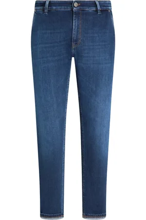 PT Torino Jeansy, Mężczyzna, Niebieski, W30, Denim, Miękkie Jeansyy z Denimu Stretch