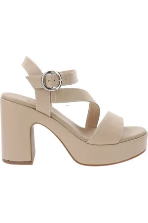 Nero Giardini Buty, Kobieta, Beżowy, 37 EU, Eleganckie Skórzane Sandały dla Kobiet