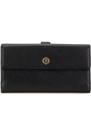 CHANEL Pre-owned, Kobieta, Czarny, ONE SIZE, Skóra, Pre-owned skórzane portfele