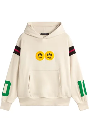 BARROW Bluzy, Mężczyzna, Biały, S, Urban Coach Hoodie w Wanilii