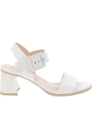 Nero Giardini Buty, Kobieta, Biały, 39 EU, Skórzane sandały dla kobiet