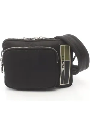 Prada Pre-owned, Mężczyzna, Czarny, ONE SIZE, Nylon, Pre-owned Canvas crossbody-bags
