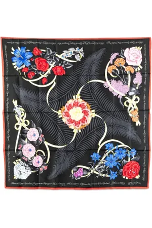 Hermès Pre-owned, Kobieta, Czarny, ONE SIZE, Pre-owned Silk scarves