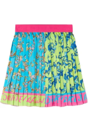 VERSACE Spódnice, Kobieta, Wielobarwność, S, Barocco Outline Spódnica Minik